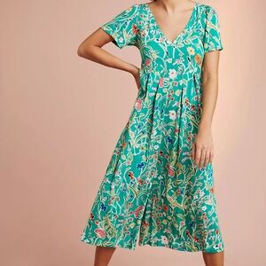 Anthropologie Floreat Yardley Wide Leg Jumpsuit